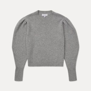 Something Navy Minnie Puff Sleeve Sweater